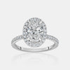 Diamant naturel de forme ovale de 2,04ct