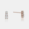 Clous d'oreilles en diamant gradué