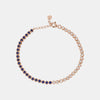 Bracelet demi-saphir bleu et demi-digitale