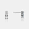 Clous d'oreilles en diamant gradué