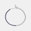 Bracelet demi-saphir bleu et demi-digitale