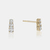 Clous d'oreilles en diamant gradué