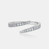 Bague enveloppante en diamant