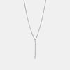 Diamond Pear and Oval Lariat Necklace