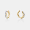 Huggies en forme de U en diamant
