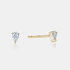 Boucles d'oreilles minuscules en forme de poire