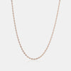 Bezel Set Diamond Necklace