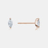 Goujons avec Diamant Coupe Marquise