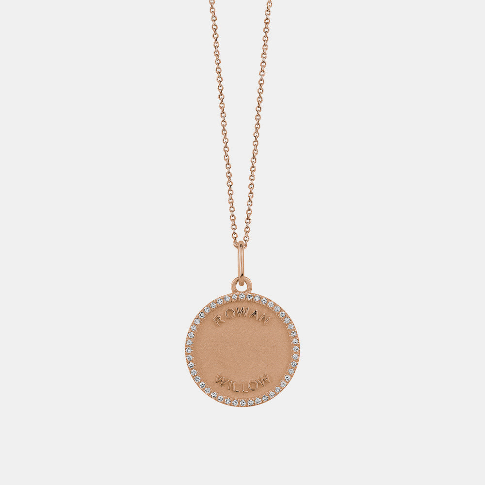 Personalized Diamond Medallion