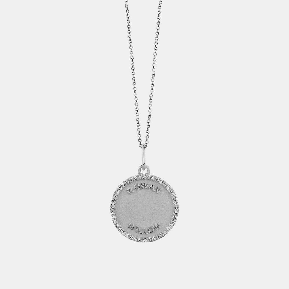 Personalized Diamond Medallion