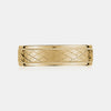 Alliance 14K en forme de diamant avec bordure à grains multiples