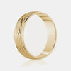 Alliance 18K en forme de diamant avec bordure à grains multiples