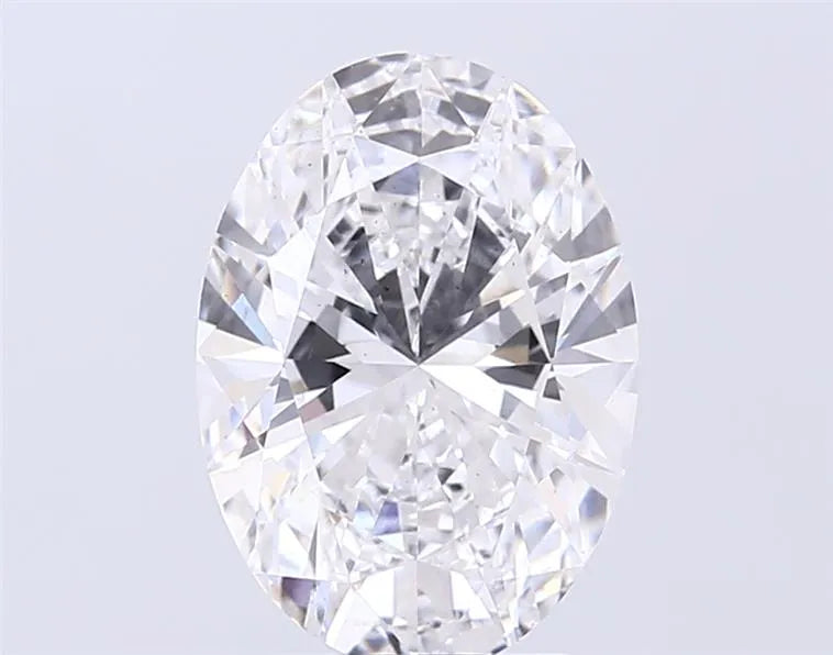 3.50ct Oval Lab Grown Diamond (Colour D, Clarity VS2, IGI Certified)