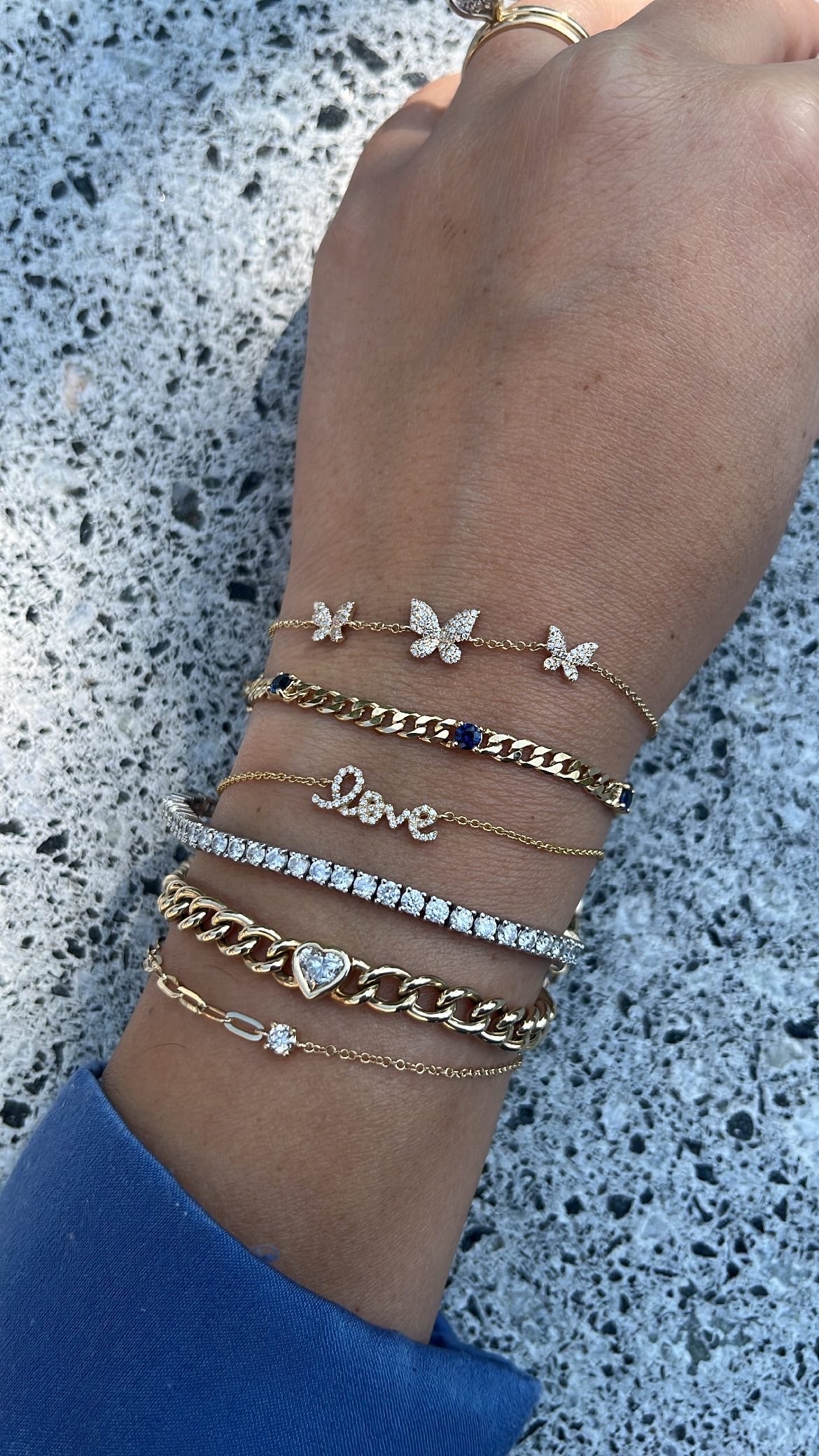Mini Diamond Love Bracelet