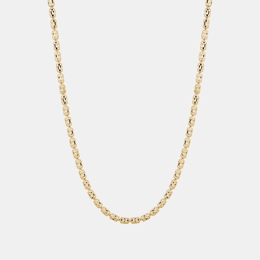 Chaîne en forme de baril taillée en diamant