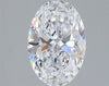 2.00ct Oval Lab Grown Diamond (Colour D, Clarity VVS2, IGI Certified)