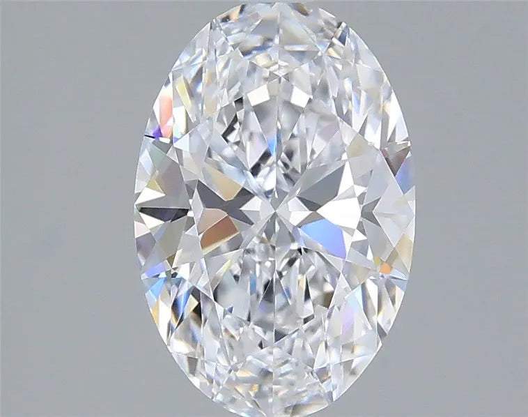 2.00ct Oval Lab Grown Diamond (Colour D, Clarity VVS2, IGI Certified)