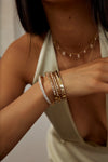 Bracelet à bordure de diamants