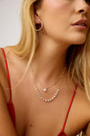 Collier à baguettes de diamants multiples