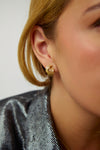 Boucles d'oreilles torsadées