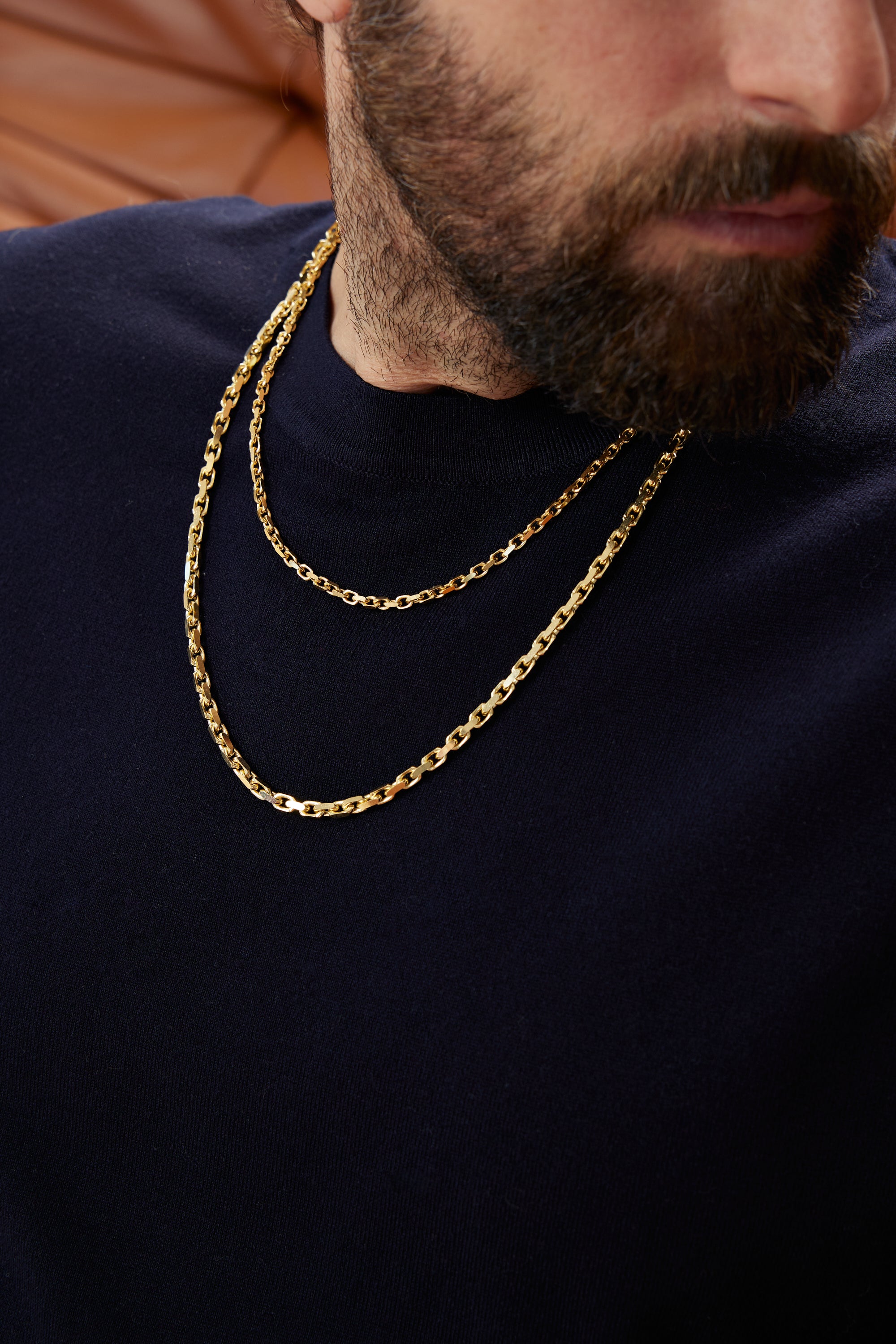 Solid Gold Cable Chain