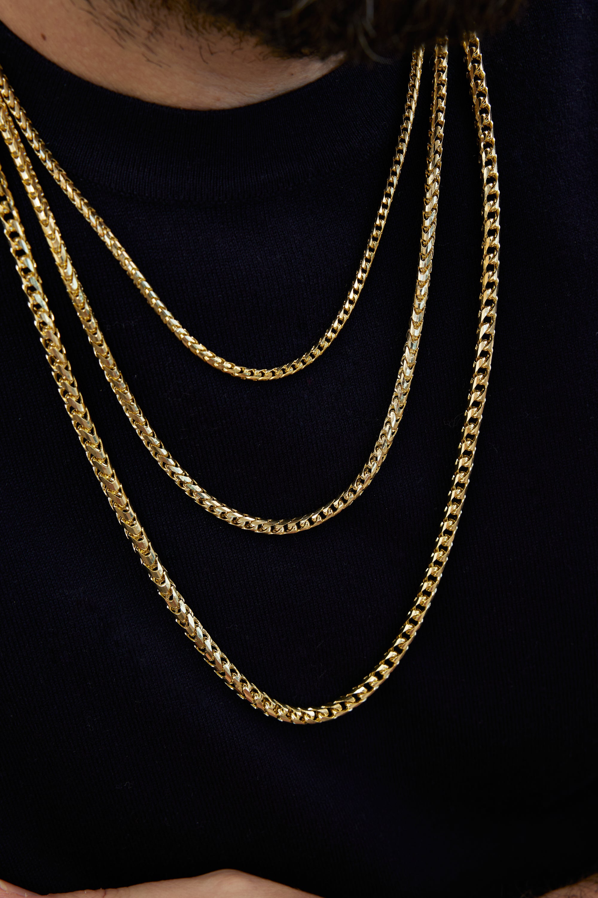 10K Solid Franco Chain