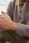 Flat Concave Curb Bracelet