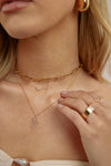 Collier Hamsa en diamant