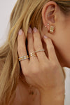 Bague en Diamant Croiser