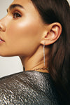 Pendants d'oreilles à diamants gradués