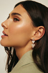 Boucles d'oreilles pendantes en forme de cœur de diamant