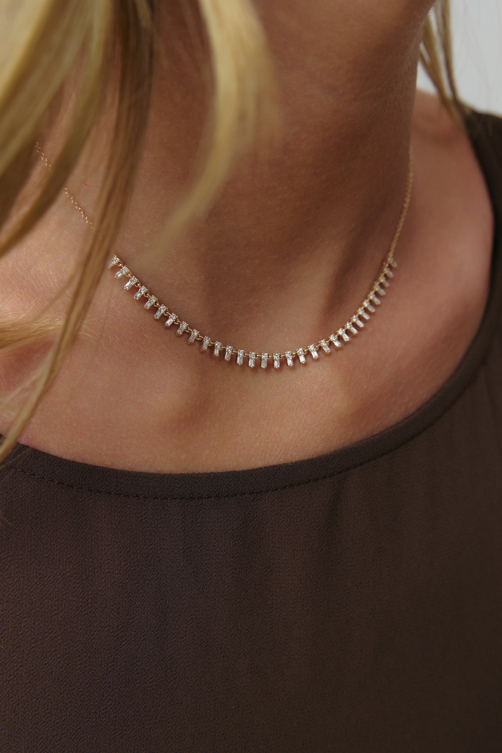 Mini Baguette Necklace