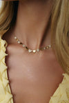 Diamond Beaded Pave Heart Necklace
