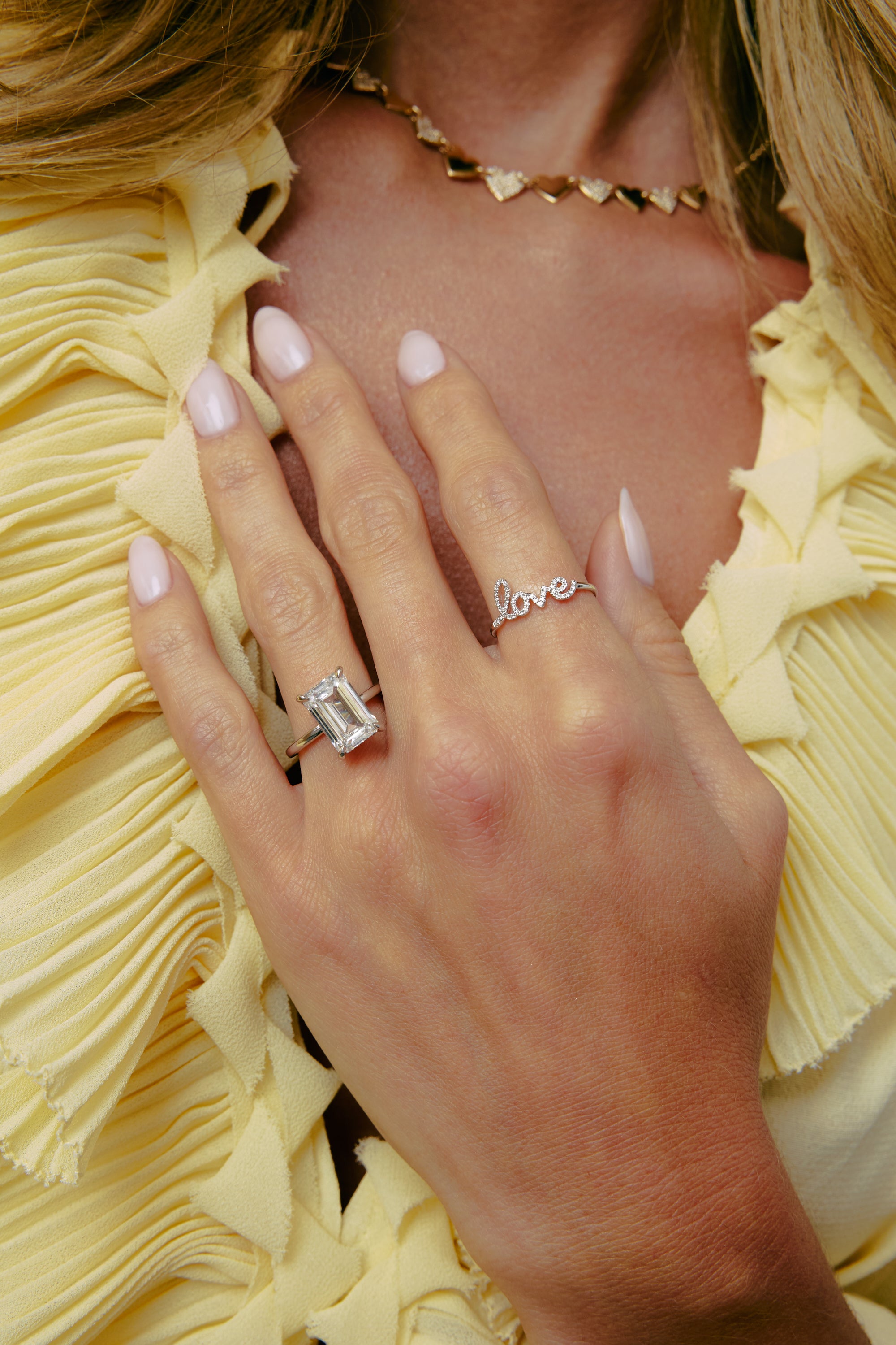 Diamond Love Ring