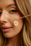 Graduated Diamond Semi Circle Earrings