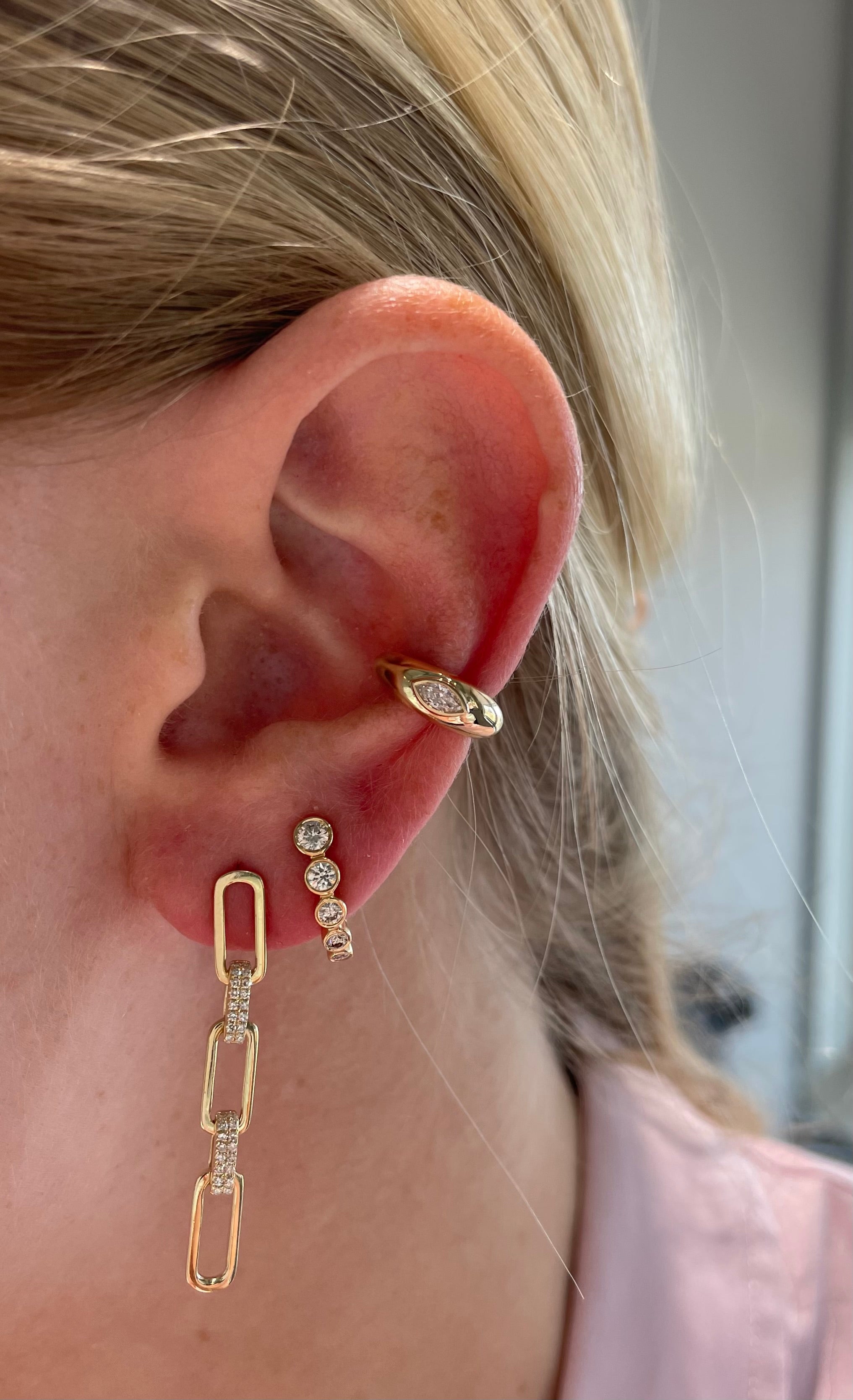 Marquise Diamond Ear Cuff