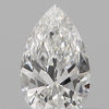 Diamant poire naturel de 0,06ct (couleur G, pureté VS2, taille VG, certifié IGI)