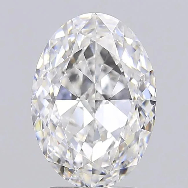 3.00ct Oval Lab Grown Diamond (Colour D, Clarity VVS2, IGI Certified)