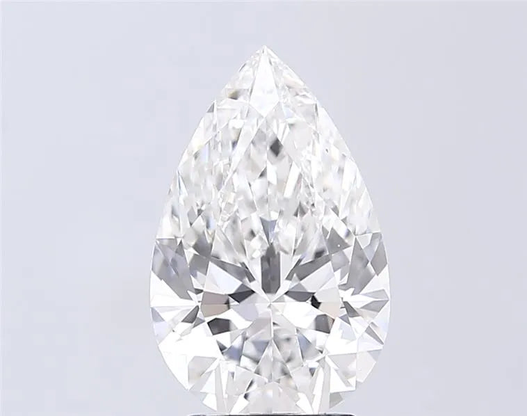 3.10ct Pear Lab Grown Diamond (Colour E, Clarity VVS2, IGI Certified)