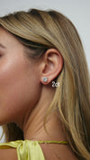 Boucles d'oreilles en diamant de culture