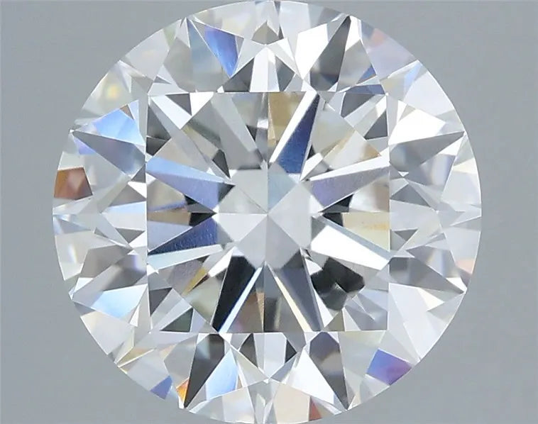 4.00ct Round Lab Grown Diamond (Colour E, Clarity VVS2, Cut VG, WISE Certified)