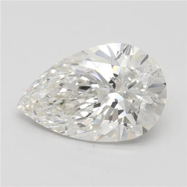 4.05ct Pear Lab Grown Diamond (Colour F, Clarity VS2, IGI Certified)