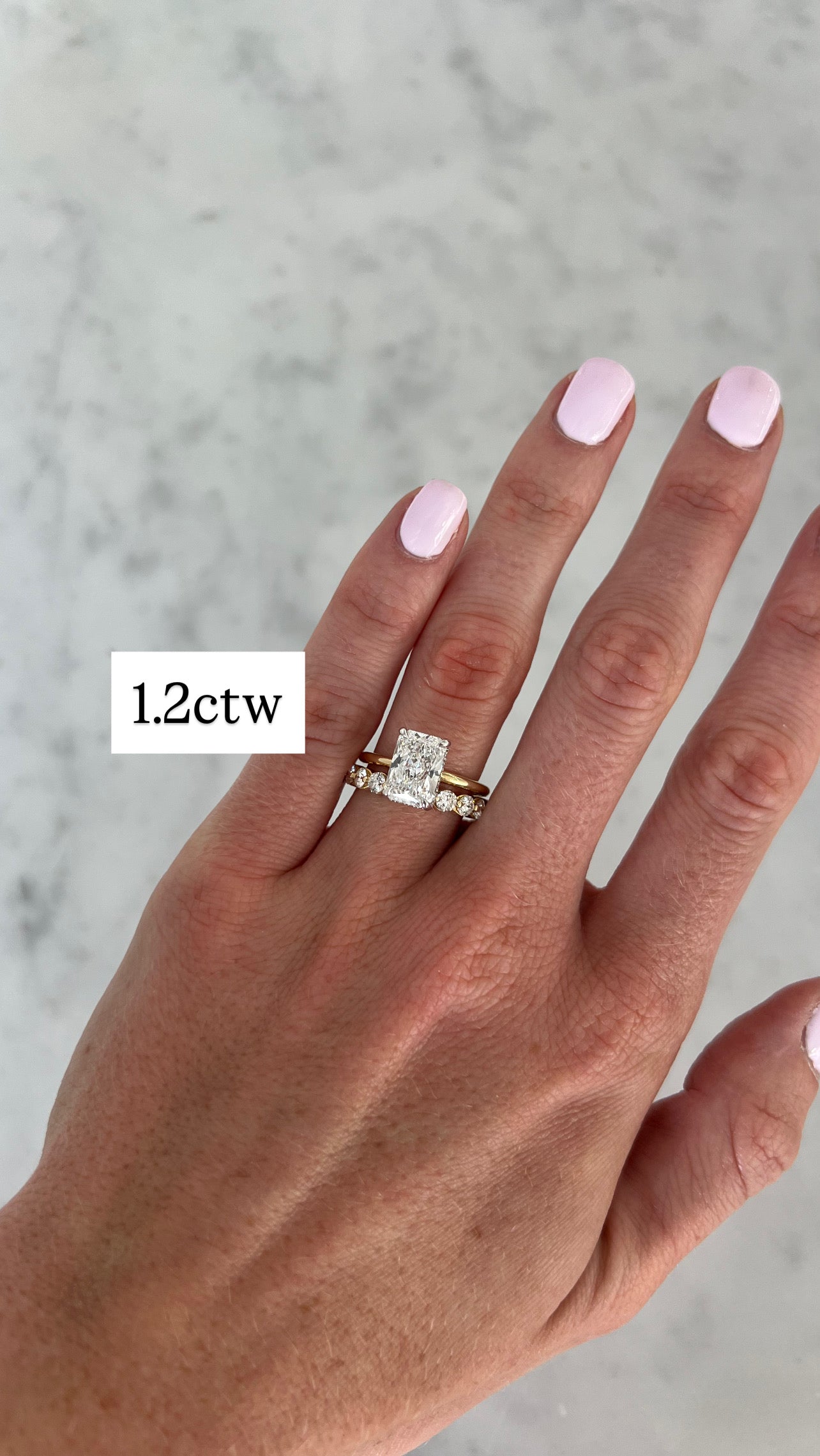 Bague de Diamant Graduée 