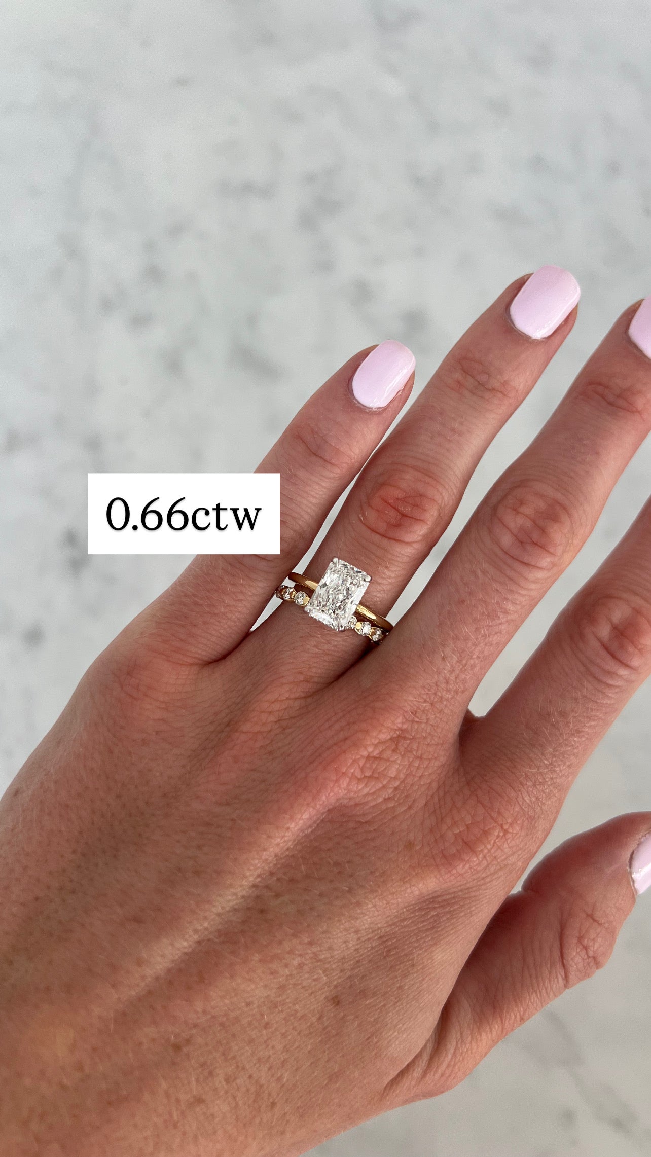 Bague de Diamant Graduée 