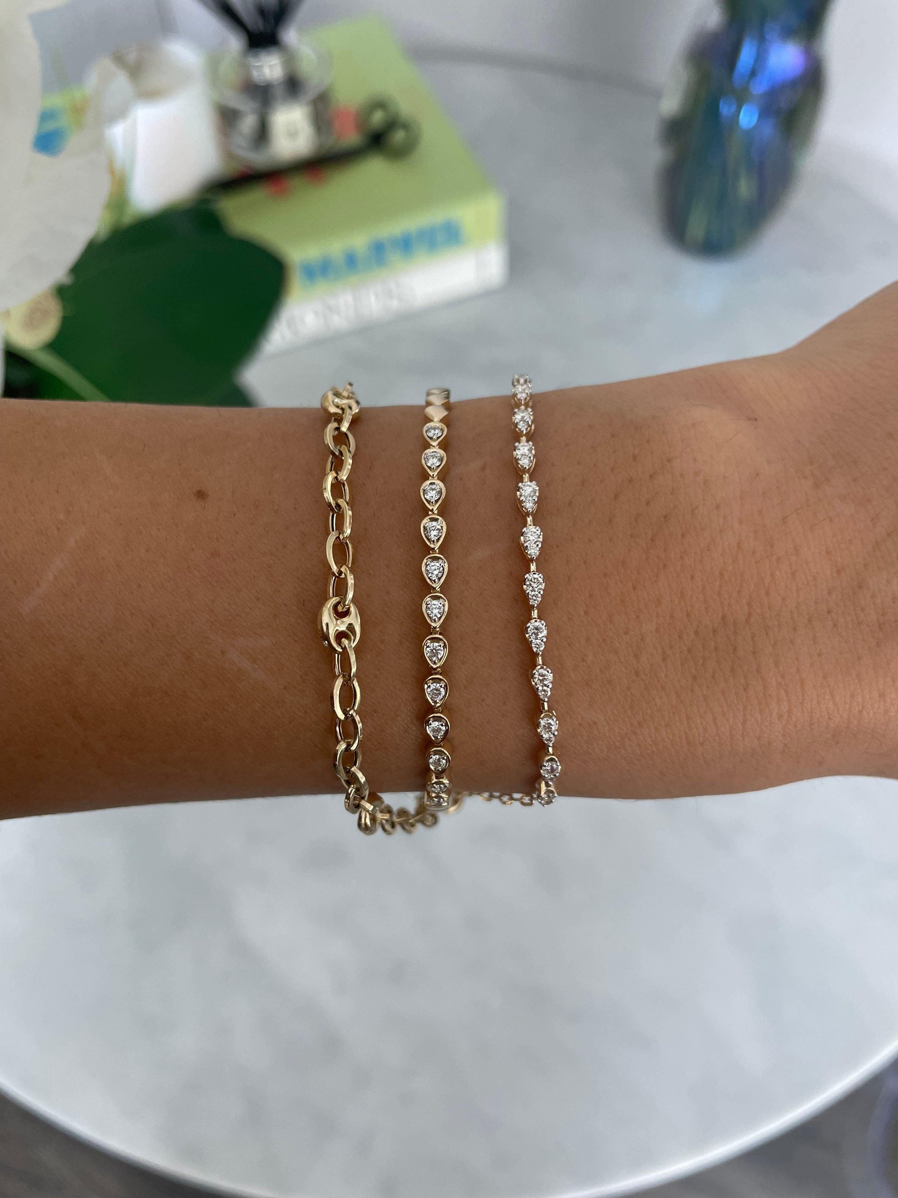 Puffy Link Chain Bracelet