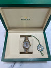 Rolex Oystersteel 28mm Mother of Pearl and Diamond Dial Two Tone on Jubliee Bracelet 279173/2026