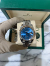 Rolex Datejust 41mm Stainless Steel, Azzuro blue Jubliee bracelet 126334/2021