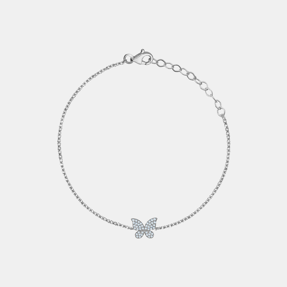 Bracelet Papillon ﻿à Diamant Unique