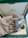 Rolex Datejust 36mm Oystersteel Yellow gold and Diamonds Green Roman Numeral face on Jubliee bracelet 126283RBR/2022
