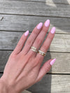 Bague enveloppante à gros diamants